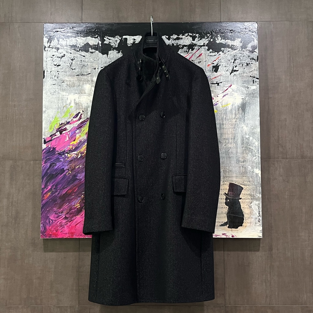 John Varvatos Buckled Coat Size Medium Brand New With Tags 1998